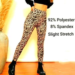 HOST PICK Leopard Print Leggings Medium & Large            ☆
